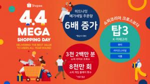 동남아 최대 이커머스 플랫폼 쇼피, 상반기 최대 할인 행사 ‘4.4 메가 쇼핑 데이’ 성황리 개최